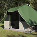Tipi Tent met dak met opslag Groen 358 x 296 x 258 cm taft