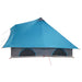 Tipi Tent met dak met opslag Blauw 358 x 296 x 258 cm taft