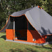 Tipi Tent met dak Grijs en Oranje 358 x 296 x 258 cm taft
