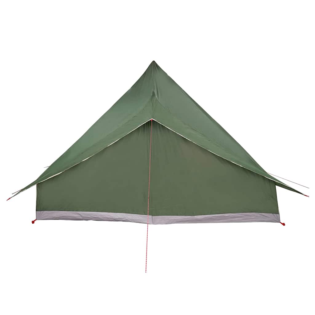 Tipi Tent met dak met opslag Groen 364 x 281 x 257 cm taft