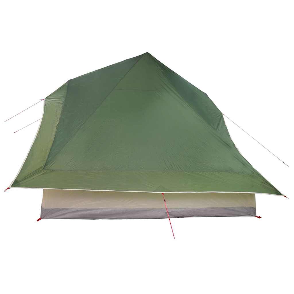 Tipi Tent met dak met opslag Groen 364 x 281 x 257 cm taft