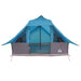 Tipi Tent met dak met opslag Blauw 364 x 281 x 257 cm taft