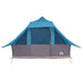 Tipi Tent met dak met opslag Blauw 364 x 281 x 257 cm taft