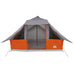 Tipi Tent met dak Grijs en Oranje 364 x 281 x 257 cm taft