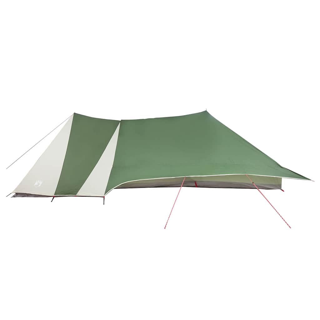Tipi Tent met dak met opslag Groen 660 x 456 x 200 cm taft