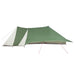 Tipi Tent met dak met opslag Groen 660 x 456 x 200 cm taft