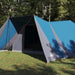 Tipi Tent met dak met opslag Blauw 660 x 456 x 200 cm taft