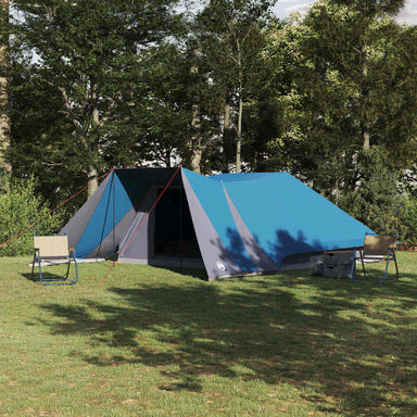 Tipi Tent met dak met opslag Blauw 660 x 456 x 200 cm taft