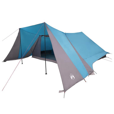Tipi Tent met dak met opslag Blauw 660 x 456 x 200 cm taft