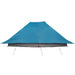 Tipi Tent met dak met opslag Blauw 660 x 456 x 200 cm taft