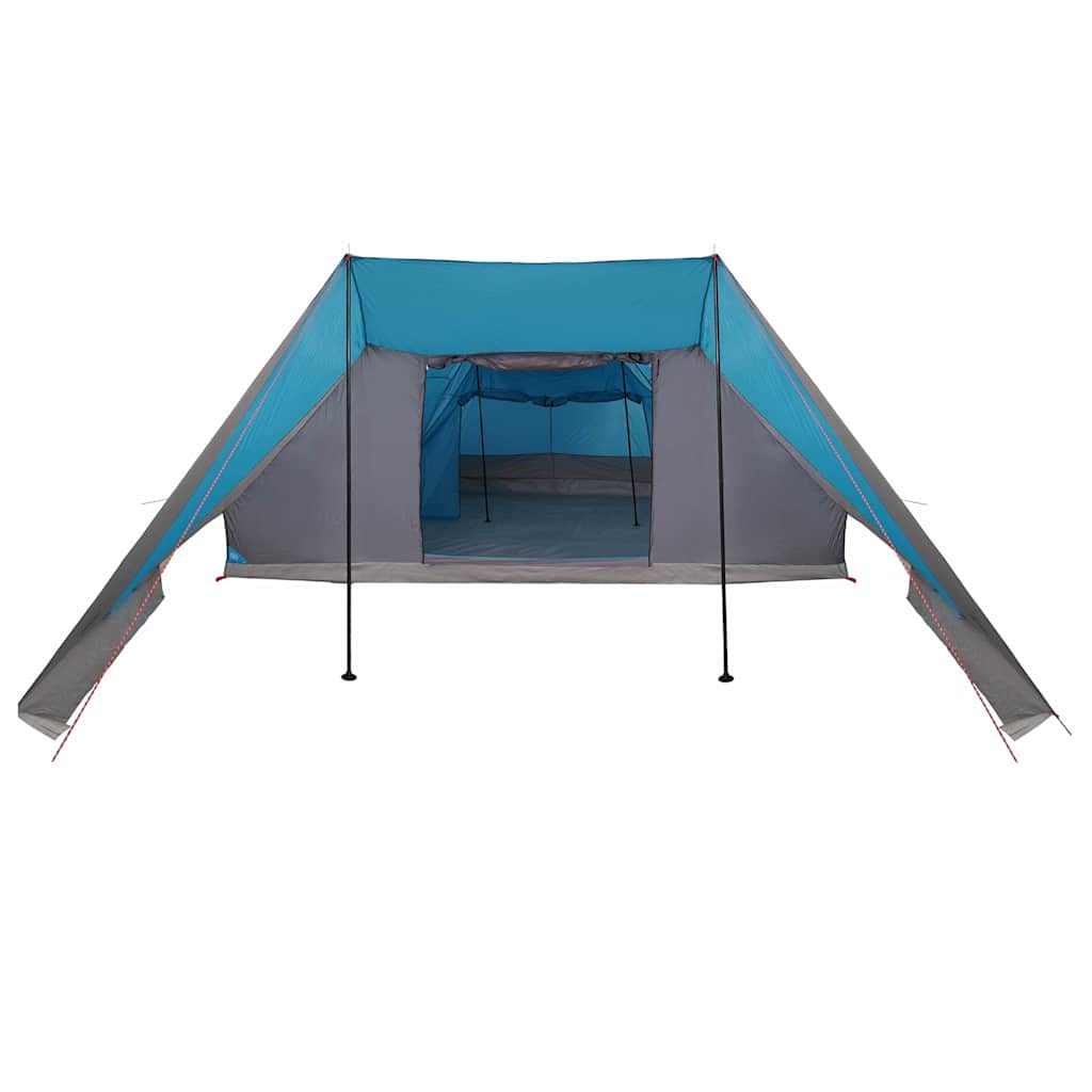 Tipi Tent met dak met opslag Blauw 660 x 456 x 200 cm taft