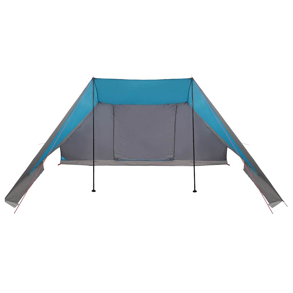 Tipi Tent met dak met opslag Blauw 660 x 456 x 200 cm taft