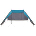 Tipi Tent met dak met opslag Blauw 660 x 456 x 200 cm taft