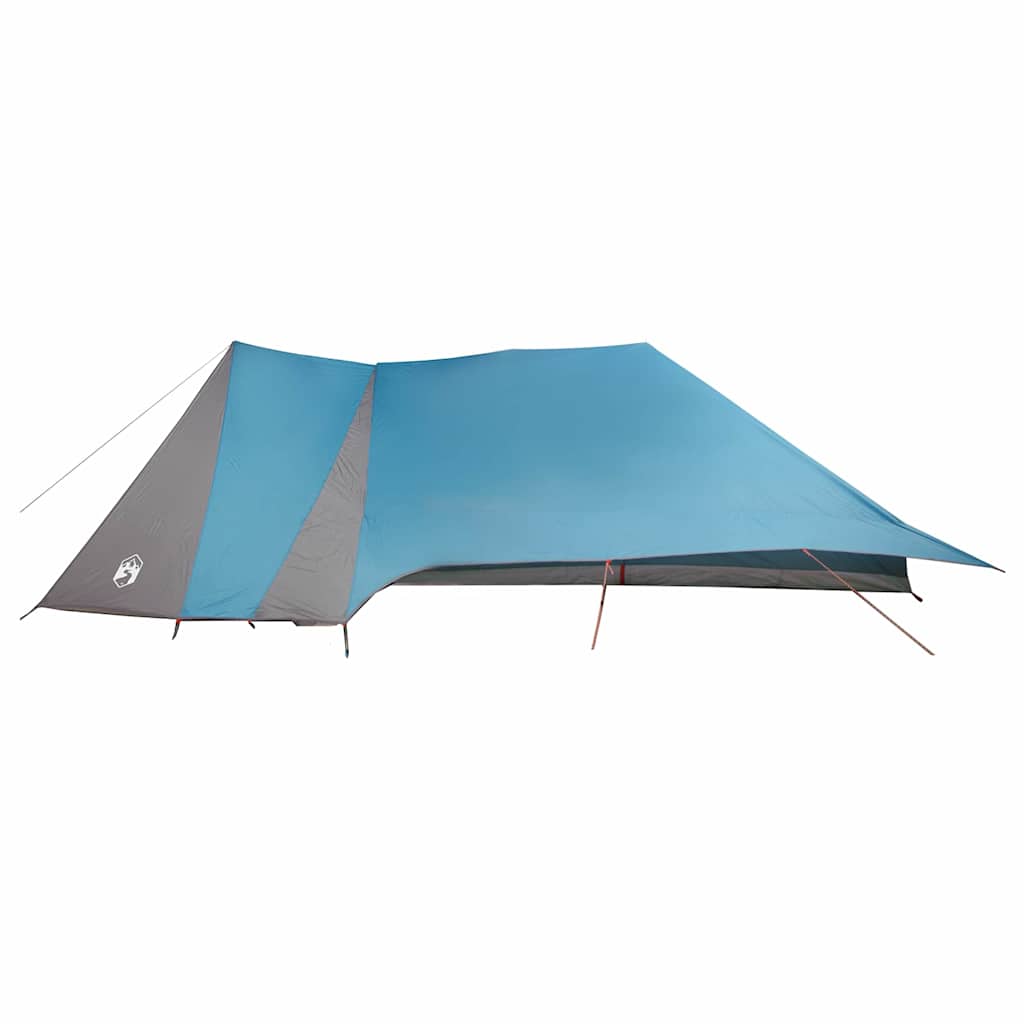 Tipi Tent met dak met opslag Blauw 660 x 456 x 200 cm taft