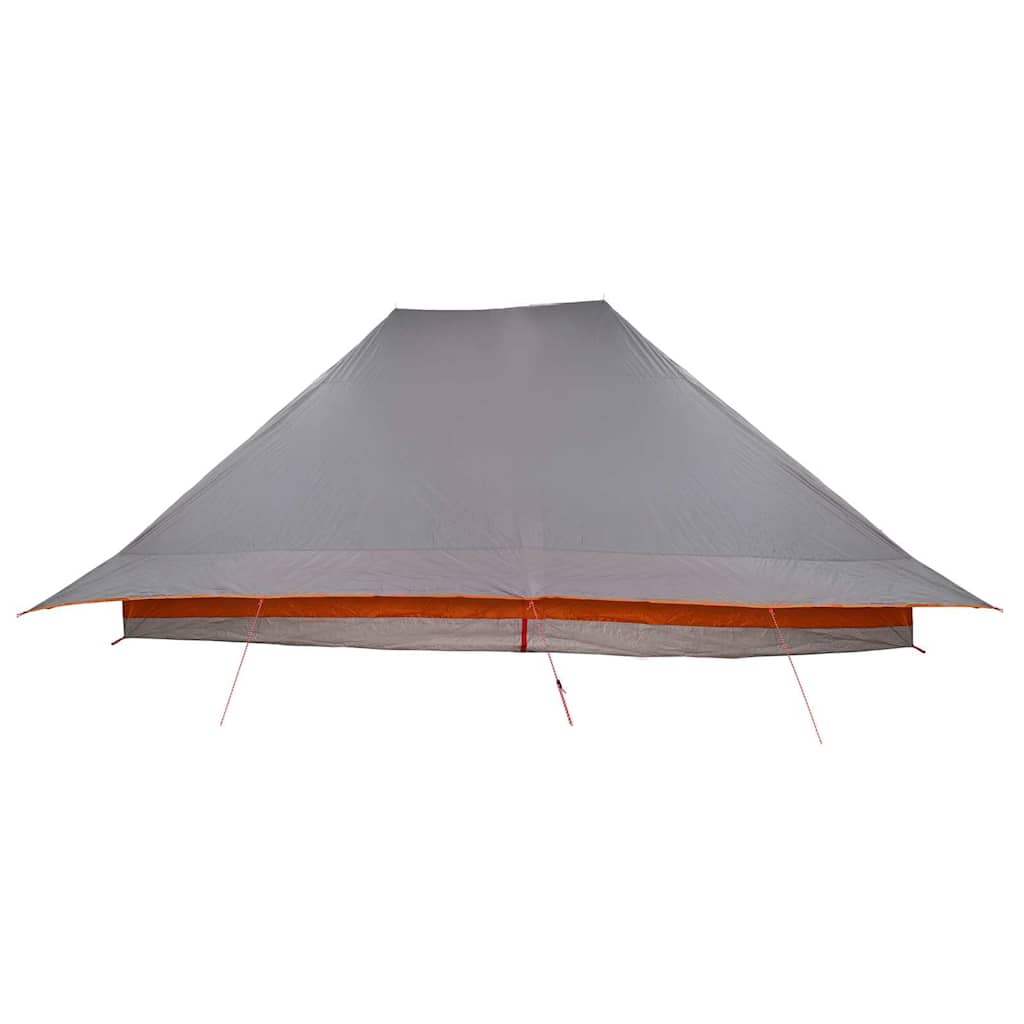 Tipi Tent met dak Grijs en Oranje 660 x 456 x 200 cm taft