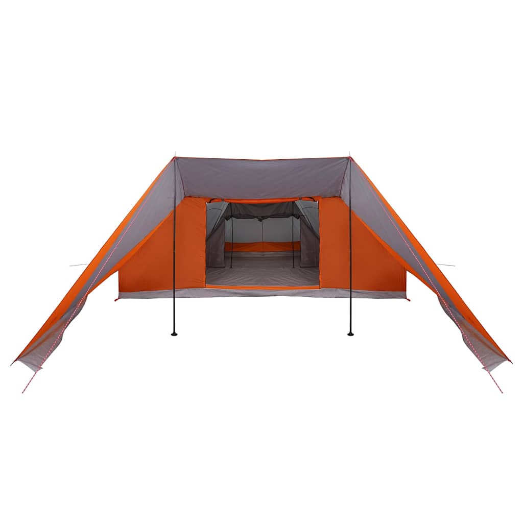 Tipi Tent met dak Grijs en Oranje 660 x 456 x 200 cm taft