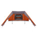 Tipi Tent met dak Grijs en Oranje 660 x 456 x 200 cm taft