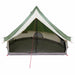 Tipi Tent met dak met opslag Groen 400 x 346 x 250 cm taft