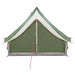 Tipi Tent met dak met opslag Groen 400 x 346 x 250 cm taft