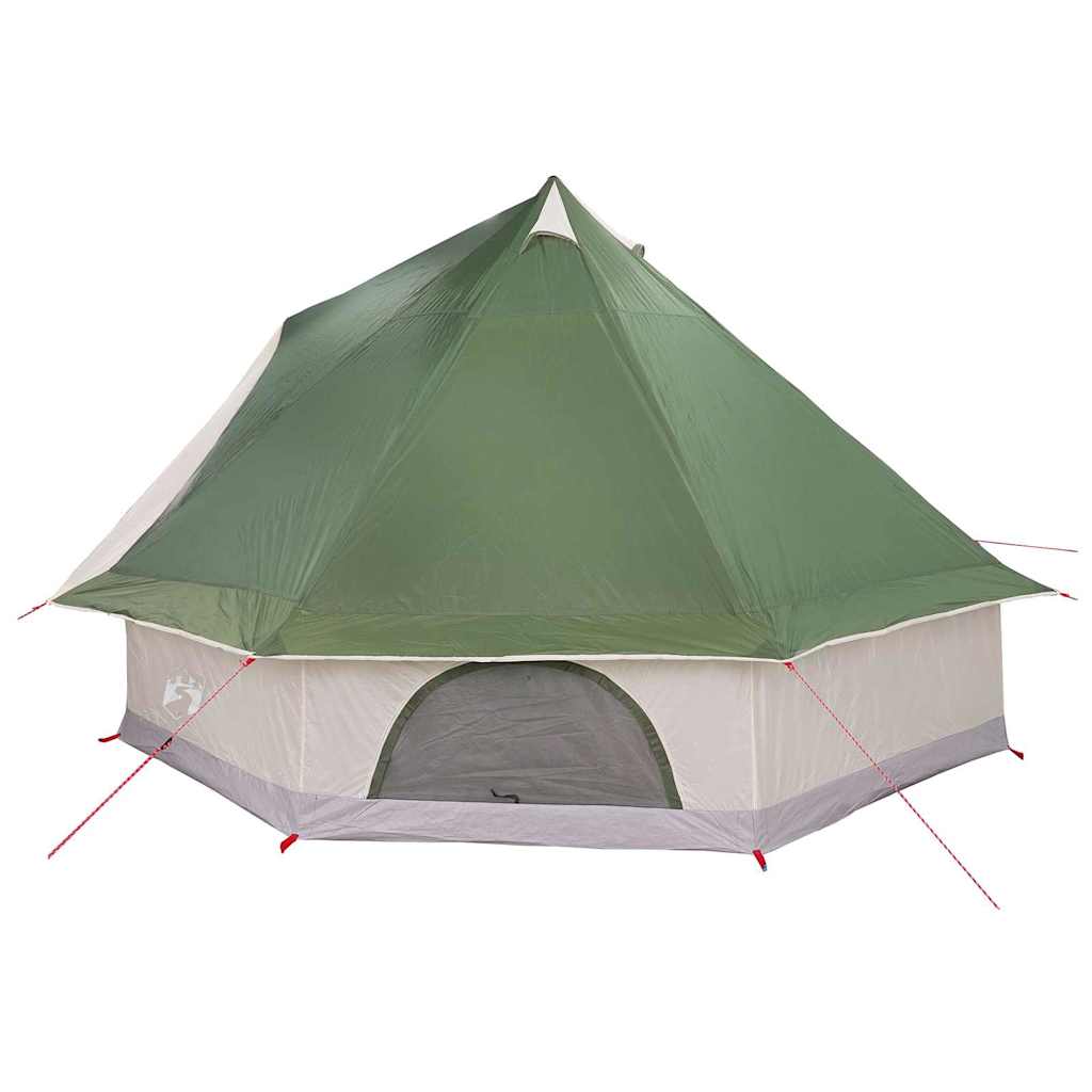 Tipi Tent met dak met opslag Groen 400 x 346 x 250 cm taft