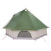 Tipi Tent met dak met opslag Groen 400 x 346 x 250 cm taft