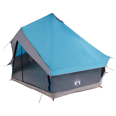 Tipi Tent met dak met opslag Blauw 400 x 346 x 250 cm taft