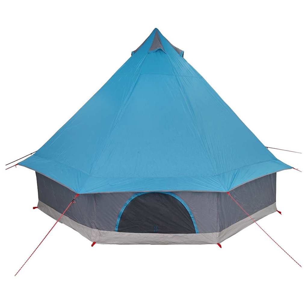 Tipi Tent met dak met opslag Blauw 400 x 346 x 250 cm taft