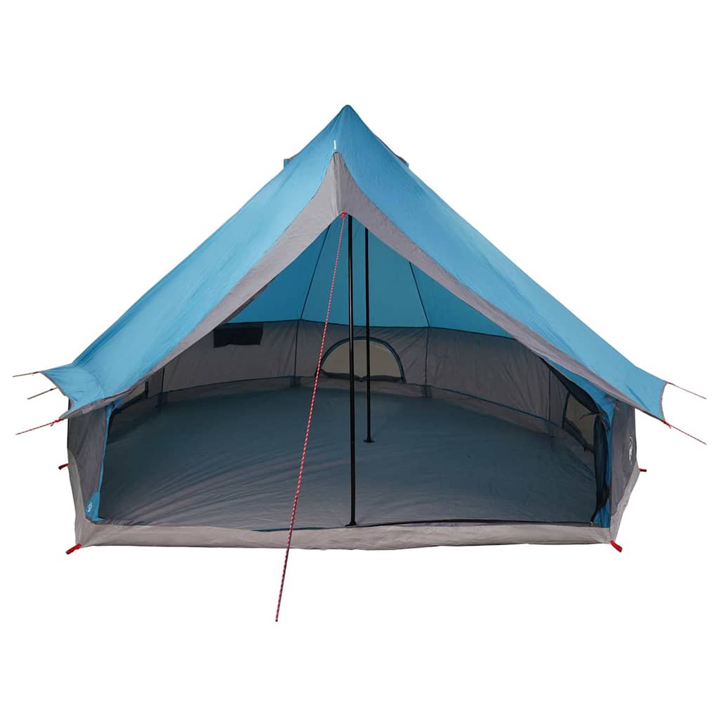 Tipi Tent met dak met opslag Blauw 400 x 346 x 250 cm taft