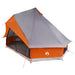 Tipi Tent met dak Grijs en Oranje 400 x 346 x 250 cm taft