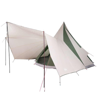 Tipi Tent met dak met opslag Groen 510 x 690 x 330 cm taft
