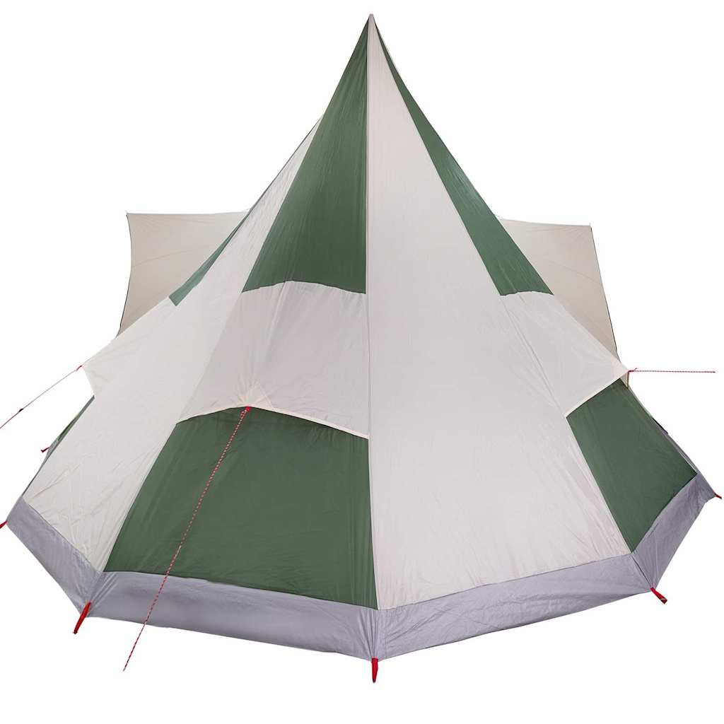 Tipi Tent met dak met opslag Groen 510 x 690 x 330 cm taft