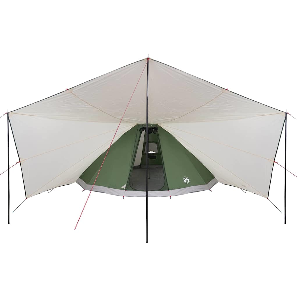 Tipi Tent met dak met opslag Groen 510 x 690 x 330 cm taft
