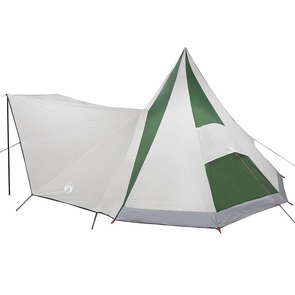 Tipi Tent met dak met opslag Groen 510 x 690 x 330 cm taft