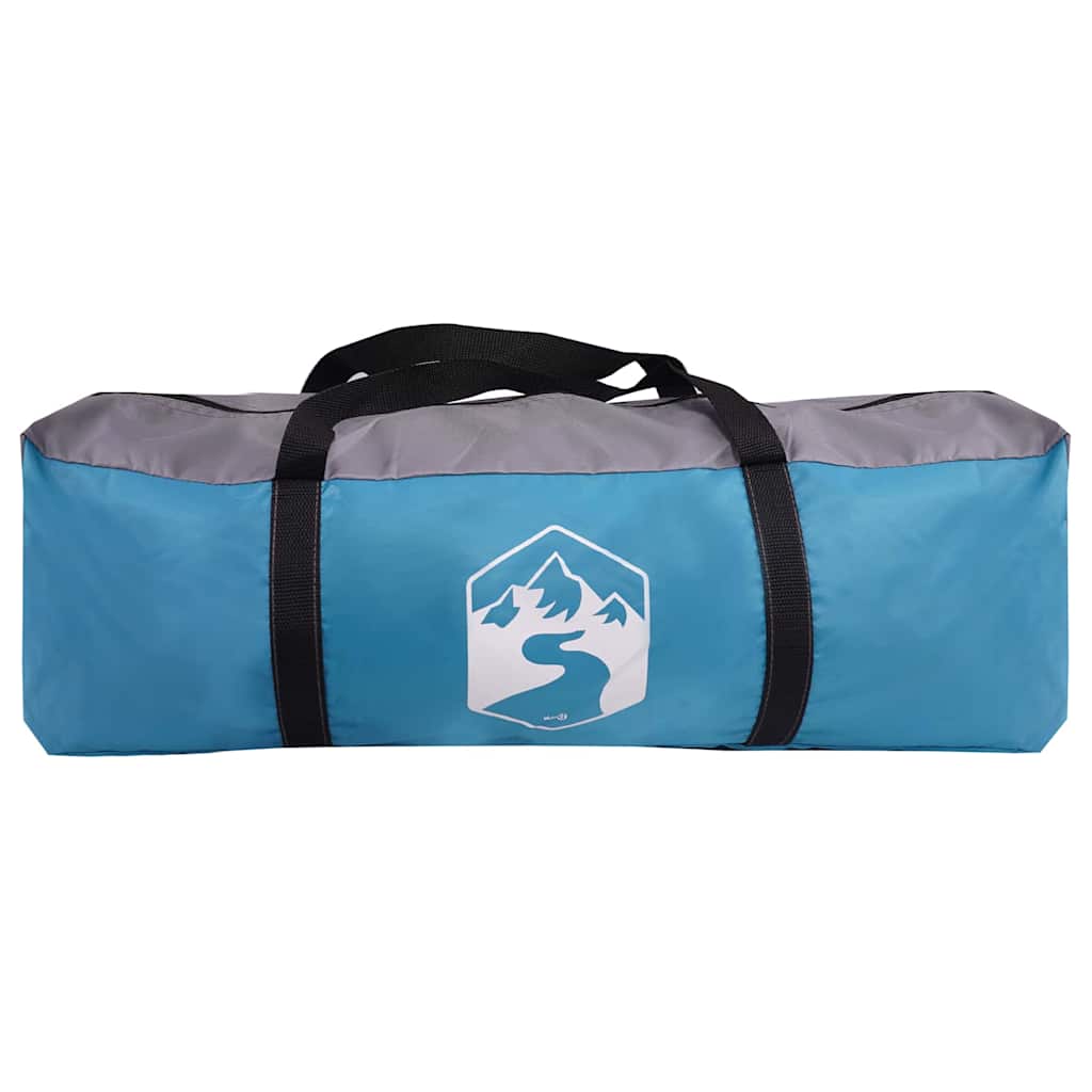 Tipi Tent met dak met opslag Blauw 510 x 690 x 330 cm taft