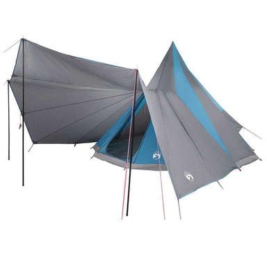 Tipi Tent met dak met opslag Blauw 510 x 690 x 330 cm taft
