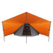 Tipi Tent met dak Grijs en Oranje 510 x 690 x 330 cm taft