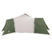 Tipi Tent met dak met opslag Groen 492 x 492 x 275 cm taft