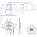 Tipi Tent met dak met opslag Groen 492 x 492 x 275 cm taft
