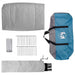 Tipi Tent met dak met opslag Blauw 492 x 492 x 275 cm taft