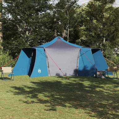 Tipi Tent met dak met opslag Blauw 492 x 492 x 275 cm taft
