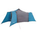 Tipi Tent met dak met opslag Blauw 492 x 492 x 275 cm taft