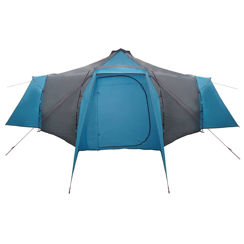 Tipi Tent met dak met opslag Blauw 492 x 492 x 275 cm taft