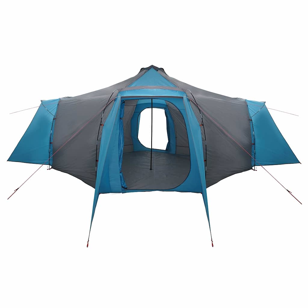 Tipi Tent met dak met opslag Blauw 492 x 492 x 275 cm taft