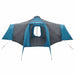 Tipi Tent met dak met opslag Blauw 492 x 492 x 275 cm taft
