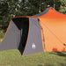 Tipi Tent met dak Grijs en Oranje 492 x 492 x 275 cm taft