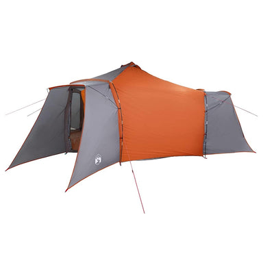 Tipi Tent met dak Grijs en Oranje 492 x 492 x 275 cm taft