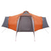 Tipi Tent met dak Grijs en Oranje 492 x 492 x 275 cm taft