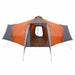 Tipi Tent met dak Grijs en Oranje 492 x 492 x 275 cm taft