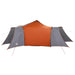 Tipi Tent met dak Grijs en Oranje 492 x 492 x 275 cm taft