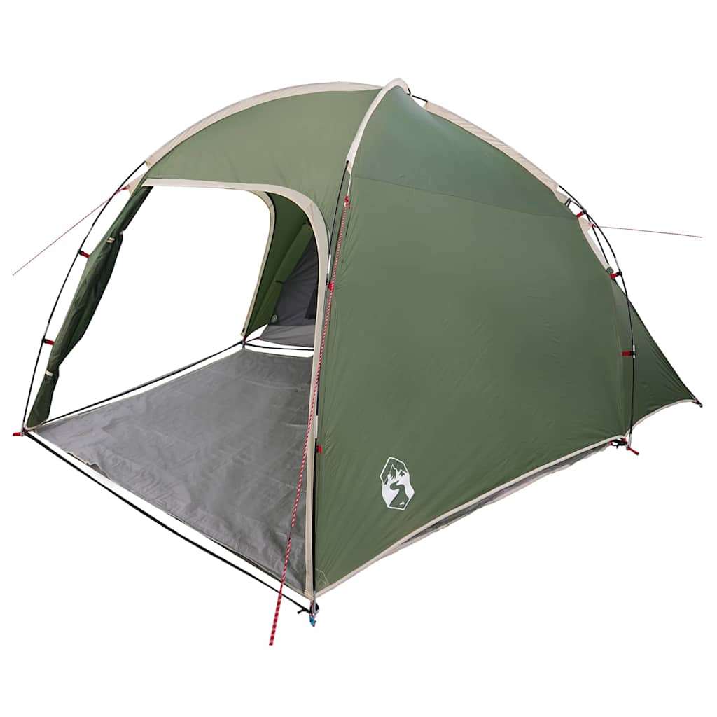 Huisje Tent met dak met opslag Groen 370 x 230 x 185 cm taft